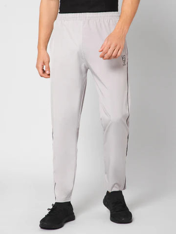 Grey Track Pants with Zipper Pockets