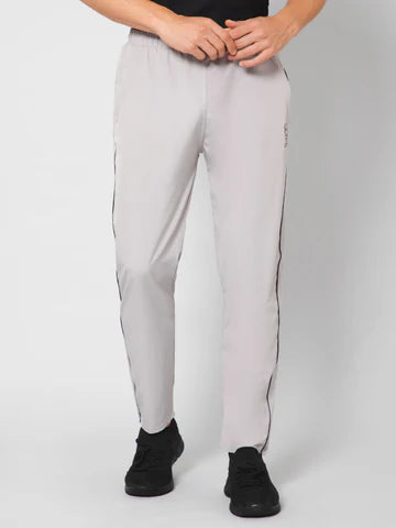 Grey Track Pants with Zipper Pockets