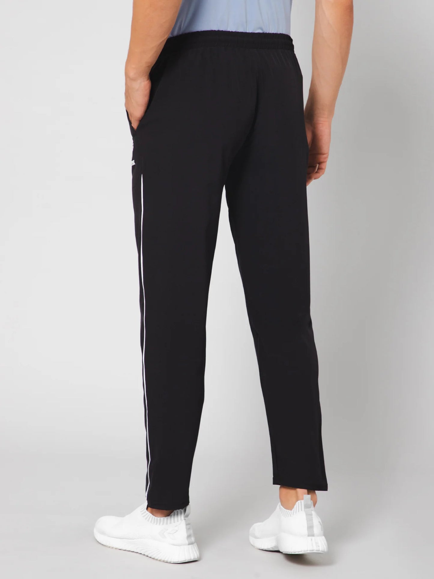 Black Casual Trackpant