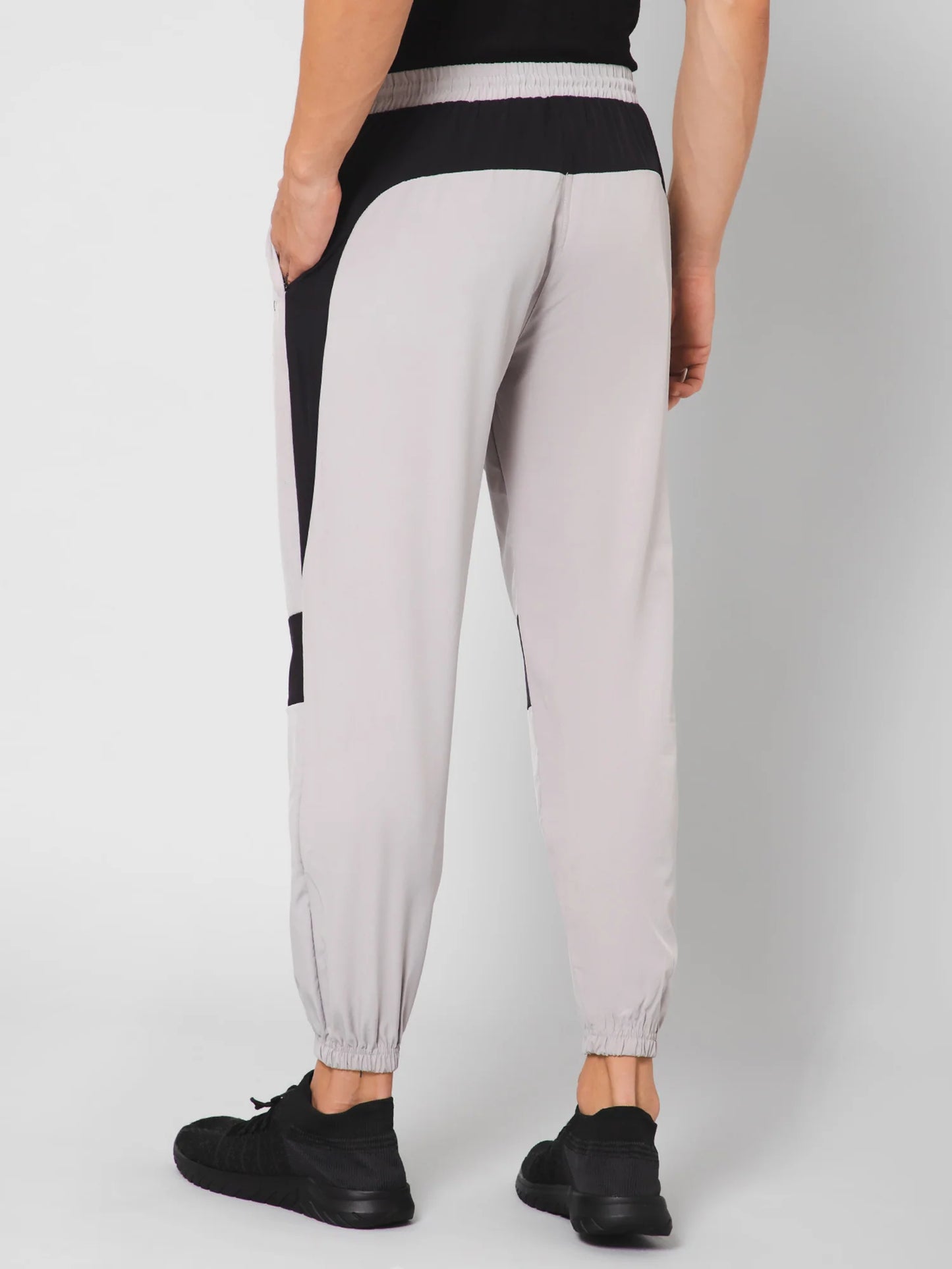 Grey Jogger with Zip Pockets