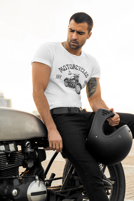 Bilkool Retro Rider Cotton Half Sleeve T-Shirt